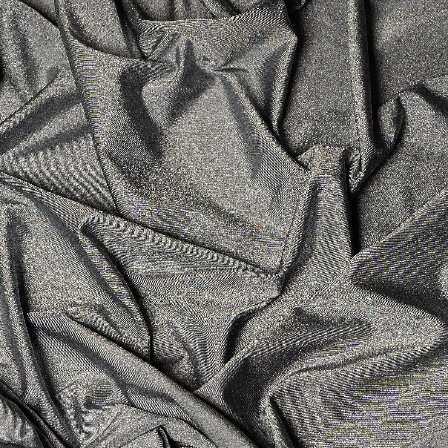 Jordan 4 Way Stretch Fabric Shiny Nylon Spandex SilverICE FABRICSICE FABRICSBy The Yard (58" Width)Jordan 4 Way Stretch Fabric Shiny Nylon Spandex Silver ICE FABRICS