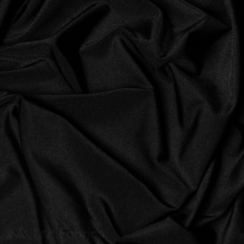 Jordan Black Shiny Nylon Spandex Fabric / 4 Way stretchICE FABRICSICE FABRICSBy The Yard (58" Width)Jordan Black Shiny Nylon Spandex Fabric / 4 Way stretch ICE FABRICS