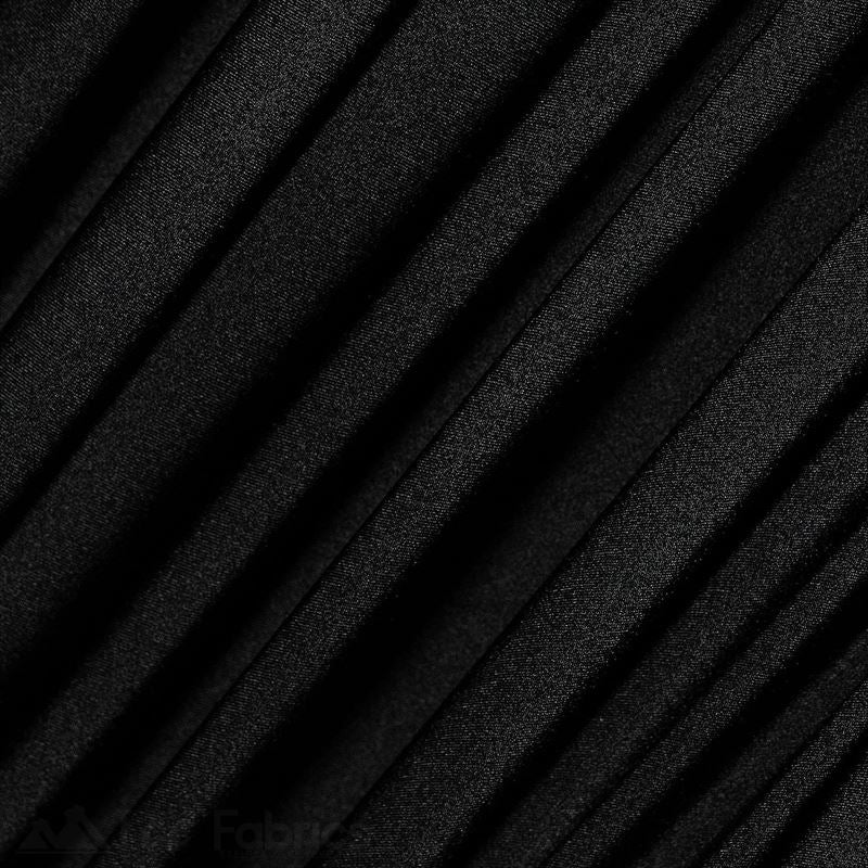 Jordan Black Shiny Nylon Spandex Fabric / 4 Way stretchICE FABRICSICE FABRICSBy The Yard (58" Width)Jordan Black Shiny Nylon Spandex Fabric / 4 Way stretch ICE FABRICS