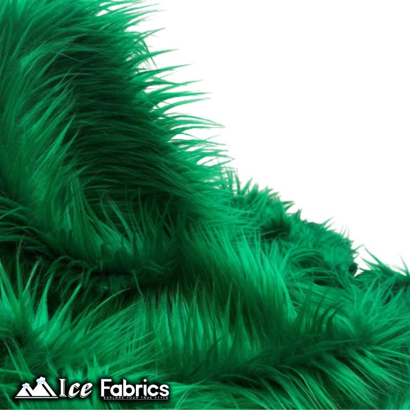Kelly Green Shaggy Mohair Faux Fur Fabric Wholesale (20 Yards Bolt)ICE FABRICSICE FABRICSLong pile 2.5” to 3”20 Yards Roll (60” Wide )Kelly Green Shaggy Mohair Faux Fur Fabric Wholesale (20 Yards Bolt) ICE FABRICS