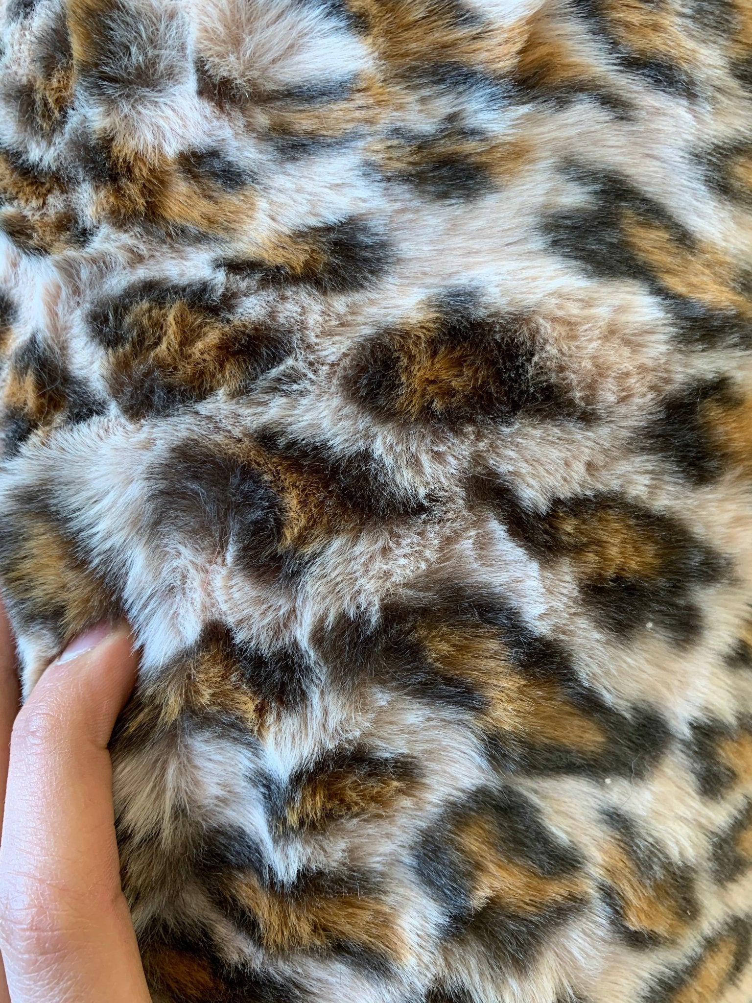 Leopard Fake Faux Fur Fabric By The Yard - Faux Fur Material Fashion FabricICEFABRICICE FABRICSBrownBy The Yard (60 inches Wide)Leopard Fake Faux Fur Fabric By The Yard - Faux Fur Material Fashion Fabric ICEFABRIC Brown