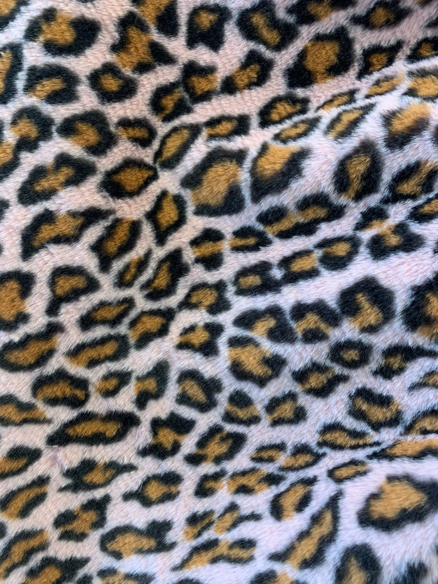 Leopard Fake Faux Fur Fabric By The Yard - Faux Fur Material Fashion FabricICEFABRICICE FABRICSPinkBy The Yard (60 inches Wide)Leopard Fake Faux Fur Fabric By The Yard - Faux Fur Material Fashion Fabric ICEFABRIC Pink