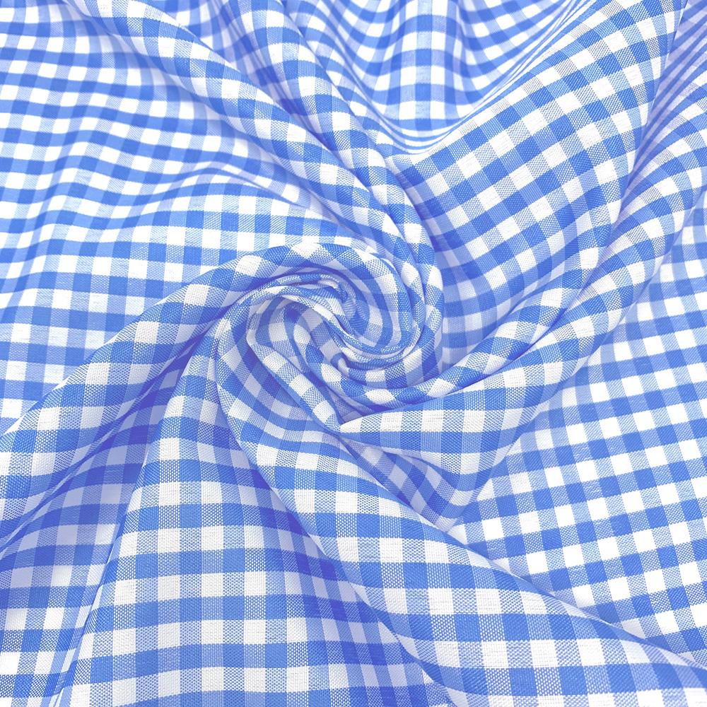 LIGHT BLUE GINGHAM 1/8ICE FABRICSICE FABRICS1LIGHT BLUE GINGHAM 1/8 ICE FABRICS