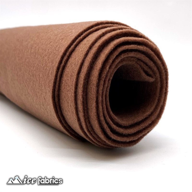 Light Brown Acrylic Felt Fabric / 1.6mm Thick _ 72” WideICE FABRICSICE FABRICSBy The YardLight Brown Acrylic Felt Fabric / 1.6mm Thick _ 72” Wide ICE FABRICS