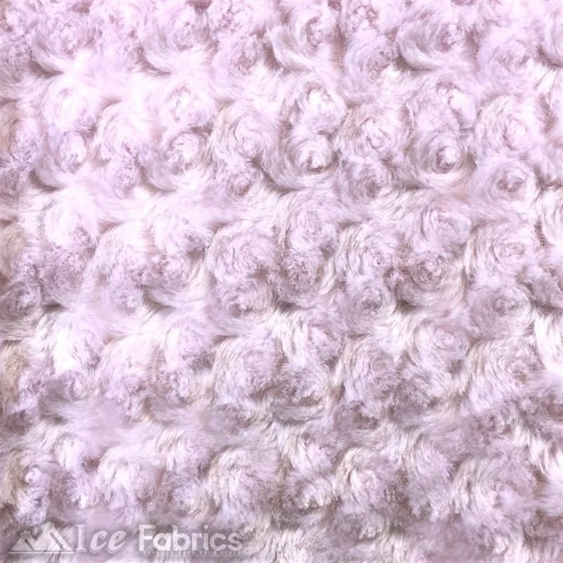 Light Pink Minky Rose Rosebud Fabric Blanket FabricICE FABRICSICE FABRICSBy The Yard (60" Wide)Light Pink Minky Rose Rosebud Fabric Blanket Fabric ICE FABRICS