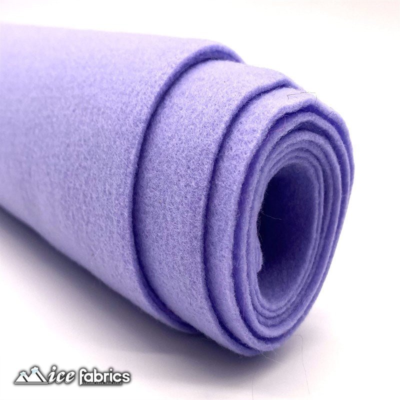 Lilac Acrylic Wholesale Felt Fabric 1.6mm ThickICE FABRICSICE FABRICSBy The Roll (72" Wide)Lilac Acrylic Wholesale Felt Fabric (20 Yards Bolt ) 1.6mm Thick ICE FABRICS