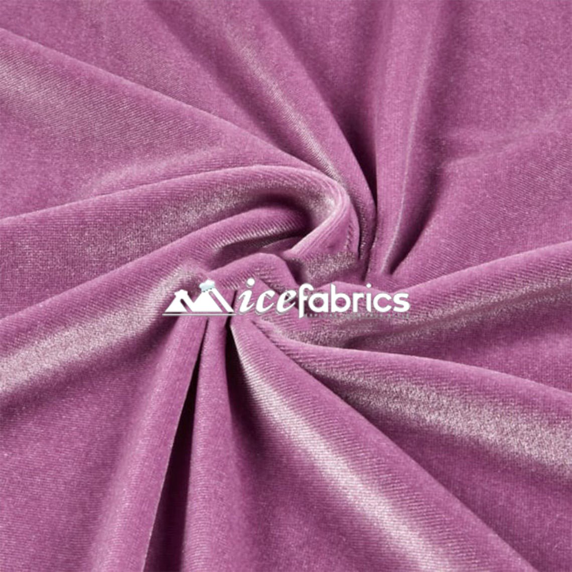 Lilac Luxury Stretch Velvet Fabric _ Spandex FabricVelvet FabricICE FABRICSICE FABRICSLilac Luxury Stretch Velvet Fabric _ Spandex Fabric ICE FABRICS