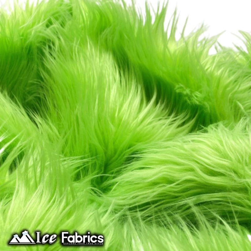 Lime Green Mohair Faux Fur Fabric Wholesale (20 Yards Bolt)ICE FABRICSICE FABRICSLong pile 2.5” to 3”20 Yards Roll (60” Wide )Lime Green Mohair Faux Fur Fabric Wholesale (20 Yards Bolt) ICE FABRICS