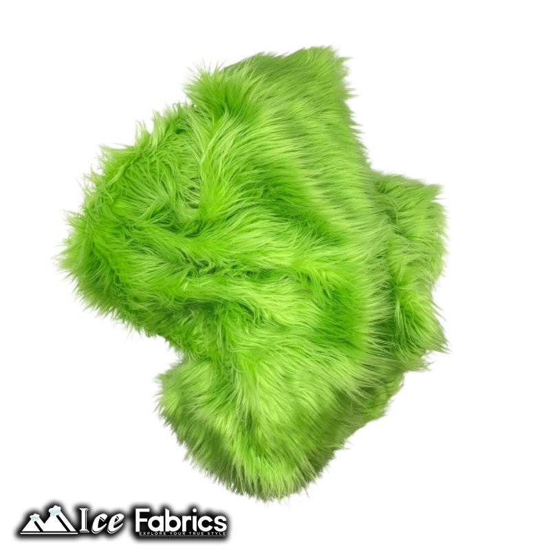 Lime Green Mohair Faux Fur Fabric Wholesale (20 Yards Bolt)ICE FABRICSICE FABRICSLong pile 2.5” to 3”20 Yards Roll (60” Wide )Lime Green Mohair Faux Fur Fabric Wholesale (20 Yards Bolt) ICE FABRICS
