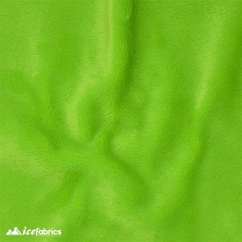 Lime Ice Fabrics Minky Fabric Wholesale _ 3 mmICE FABRICSICE FABRICSBy The Roll (60 inches Wide)Lime Ice Fabrics Minky Fabric Wholesale _ 3 mm (20 Yards Bolt) ICE FABRICS
