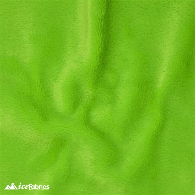 Lime Ice Fabrics Minky Fabric Wholesale _ 3 mmICE FABRICSICE FABRICSBy The Roll (60 inches Wide)Lime Ice Fabrics Minky Fabric Wholesale _ 3 mm (20 Yards Bolt) ICE FABRICS