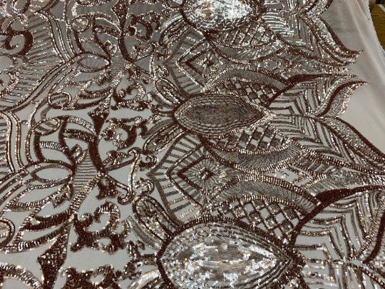 London Design 4 WAY Stretch Sequins Fabric SpandexICEFABRICICE FABRICSGoldLondon Design 4 WAY Stretch Sequins Fabric Spandex ICEFABRIC Gold