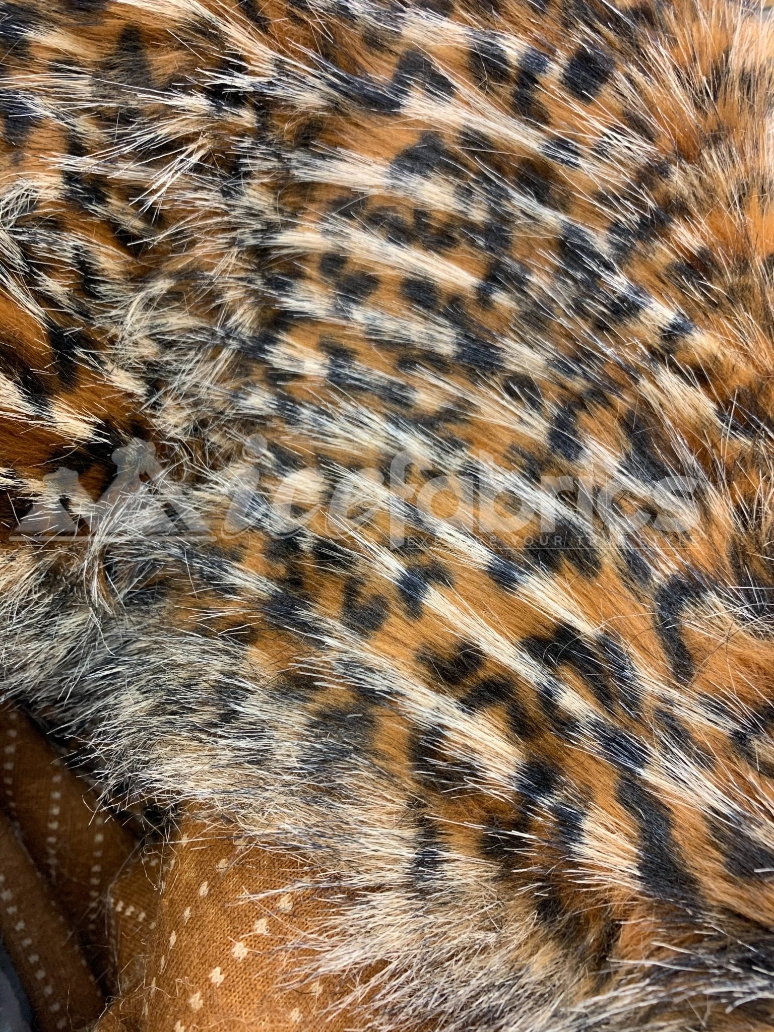 Long Pile Gold Leopard Faux Fur Fabric Material By The YardICEFABRICICE FABRICSBy The Yard (60 inches Wide)Long Pile Gold Leopard Faux Fur Fabric Material By The Yard ICEFABRIC