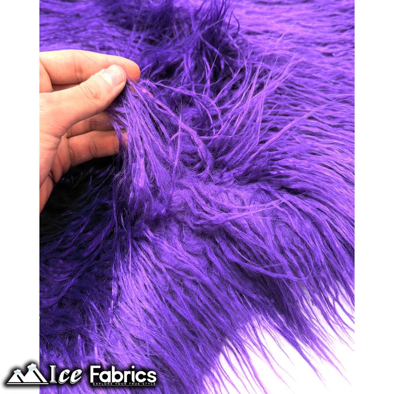 Long Pile Yeti Mongolian Faux Fur Fabric | 4” PileICE FABRICSICE FABRICSPurpleLong Pile Yeti Mongolian Faux Fur Fabric | 4” Pile ICE FABRICS Purple