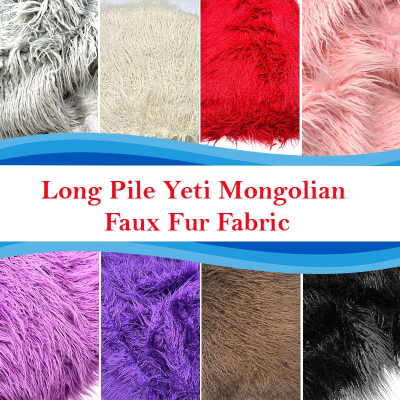 Long Pile Yeti Mongolian Faux Fur Fabric | 4” PileICE FABRICSICE FABRICSBlackLong Pile Yeti Mongolian Faux Fur Fabric | 4” Pile ICE FABRICS Black