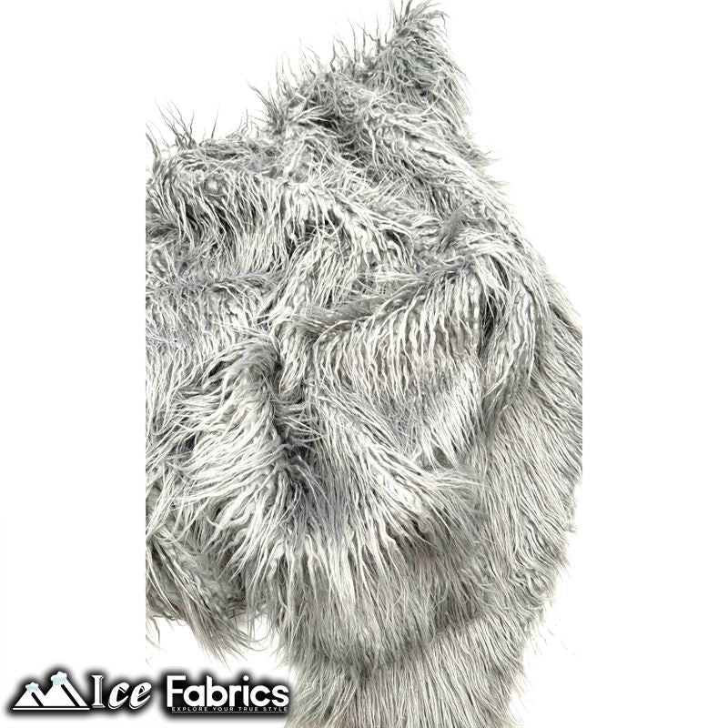 Long Pile Yeti Mongolian Faux Fur Fabric | 4” PileICE FABRICSICE FABRICSSilverLong Pile Yeti Mongolian Faux Fur Fabric | 4” Pile ICE FABRICS Silver