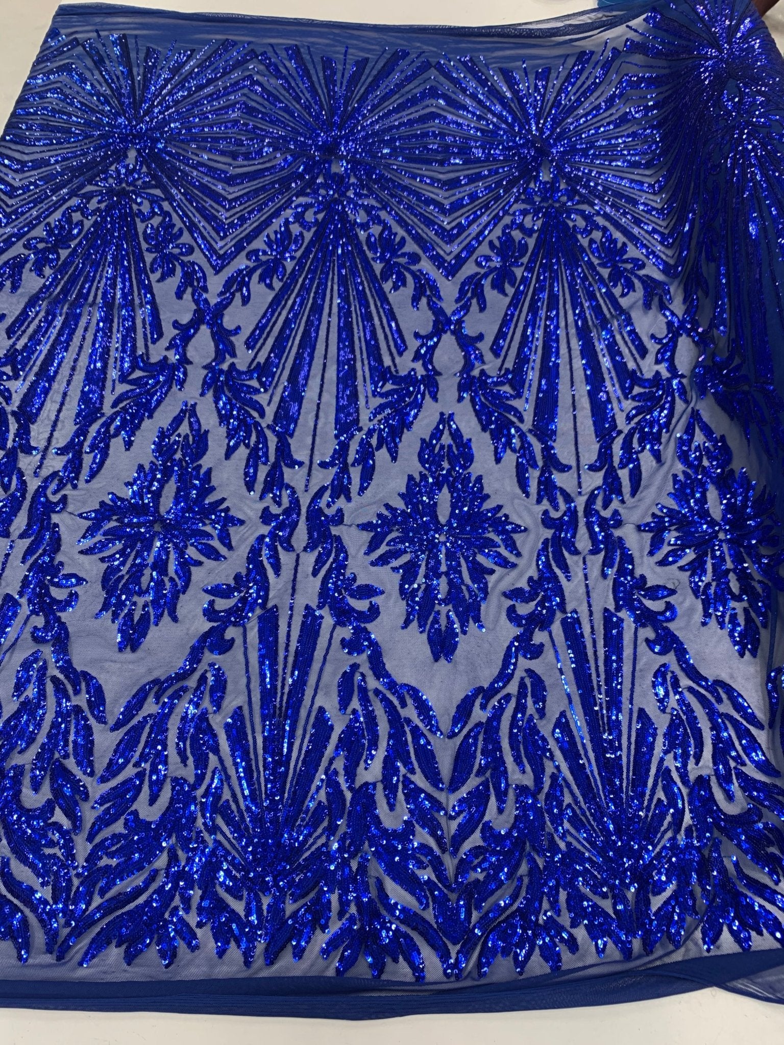 Luxury Fabric / Stretch Sequin Fabric / Bridal Fabric / Royal BlueICEFABRICICE FABRICSRoyal BlueLuxury Fabric / Stretch Sequin Fabric / Bridal Fabric / Royal Blue ICEFABRIC