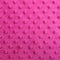 Luxury Hot Pink Bubble Minky Polka Dot Fabric