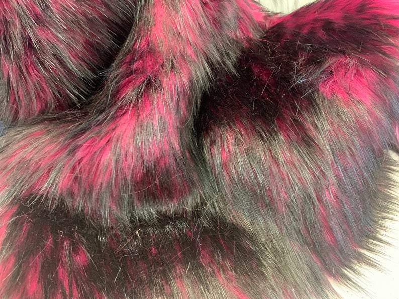 Luxury Husky Faux Fur Fabric By The Yard | Faux Fur MaterialICE FABRICSICE FABRICSFuchsiaBy The Yard (60 inches Wide)Luxury Husky Faux Fur Fabric By The Yard | Faux Fur Material ICE FABRICS Fuchsia