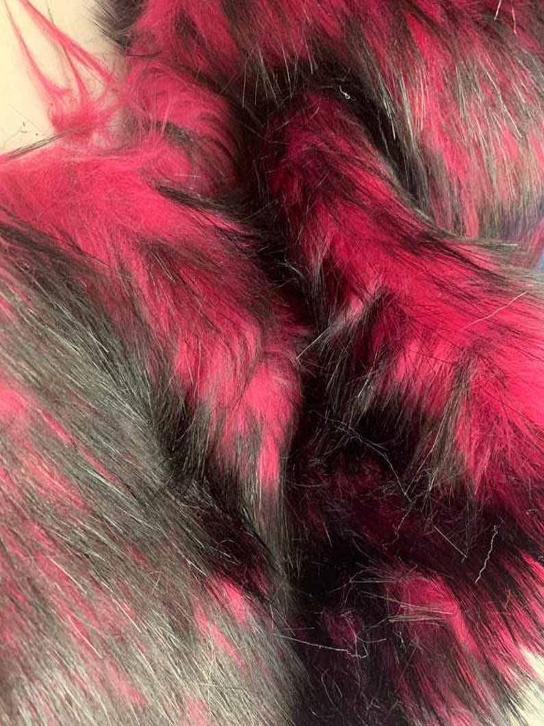 Luxury Husky Faux Fur Fabric By The Yard | Faux Fur MaterialICE FABRICSICE FABRICSFuchsiaBy The Yard (60 inches Wide)Luxury Husky Faux Fur Fabric By The Yard | Faux Fur Material ICE FABRICS Fuchsia