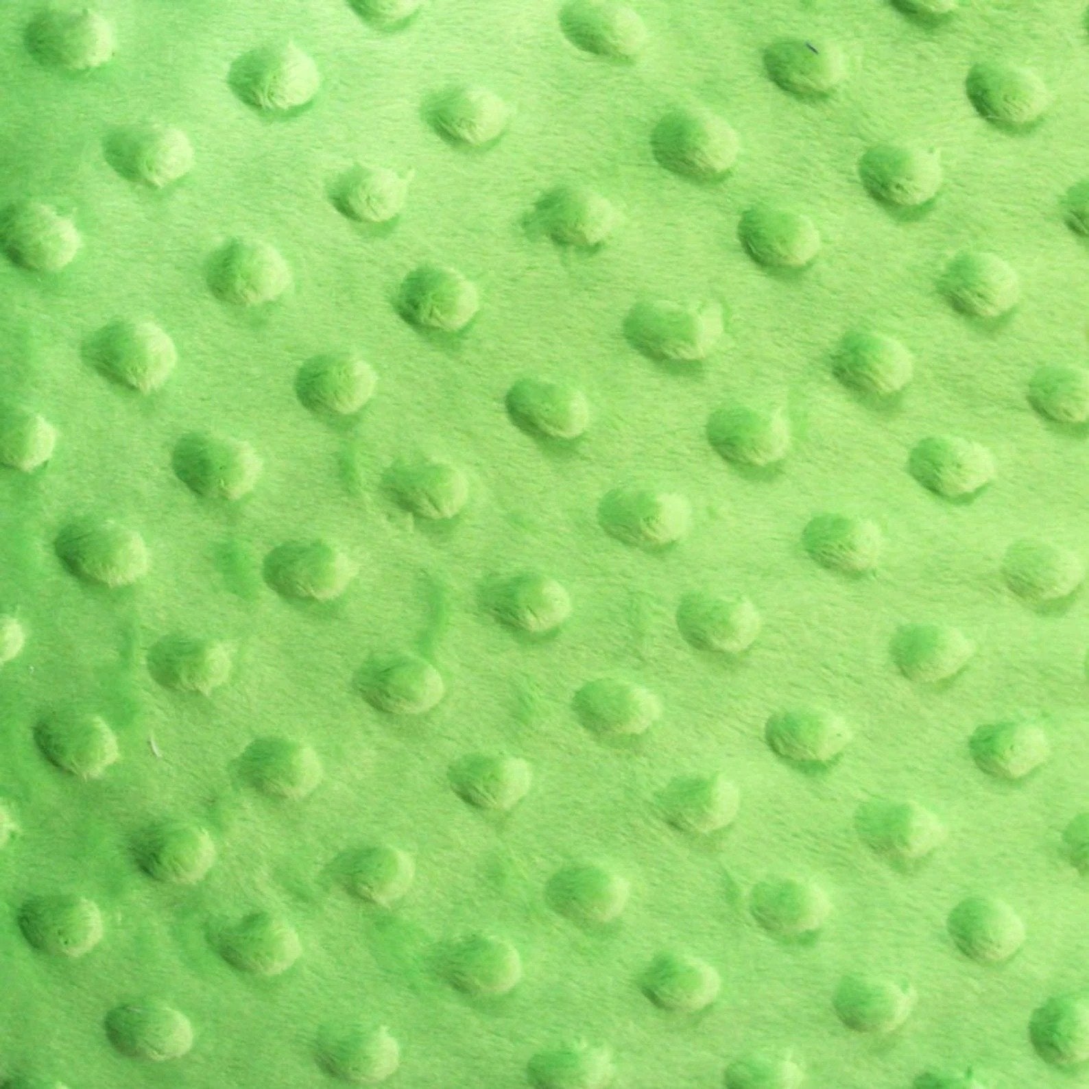 Luxury Lime Bubble Minky Polka Dot FabricICEFABRICICE FABRICSLimeLuxury Lime Bubble Minky Polka Dot Fabric ICEFABRIC