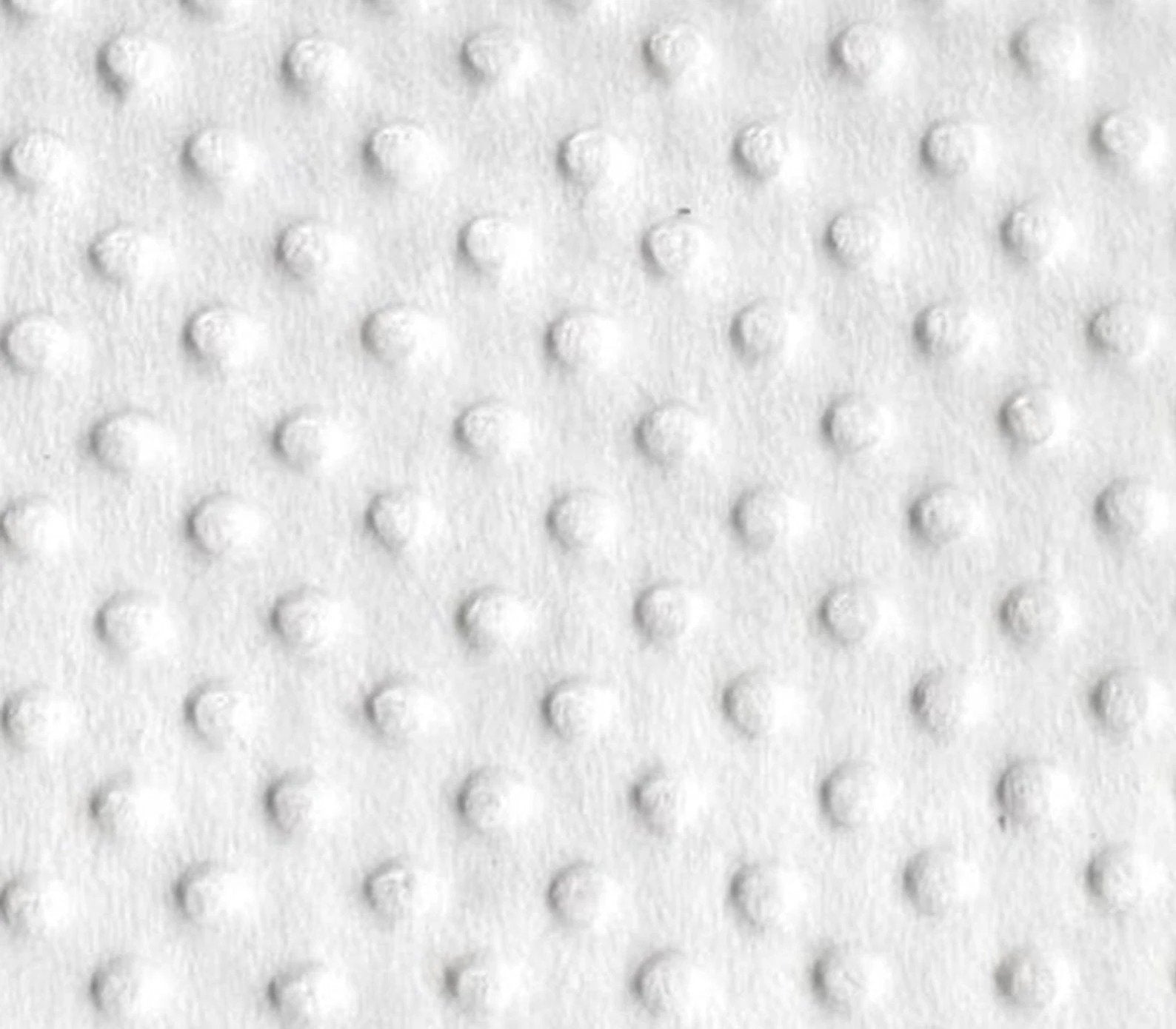 Luxury White Bubble Minky Polka Dot FabricICEFABRICICE FABRICSWhiteLuxury White Bubble Minky Polka Dot Fabric ICEFABRIC