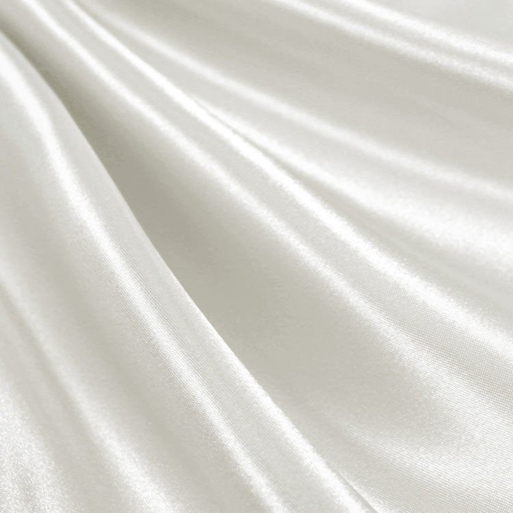 Medium Charmeuse Satin Fabric By The Roll (40 yards) Wholesale FabricSatin FabricICEFABRICICE FABRICSIvoryBy The Roll (60" Wide)Medium Charmeuse Satin Fabric By The Roll (40 yards) Wholesale Fabric ICEFABRIC