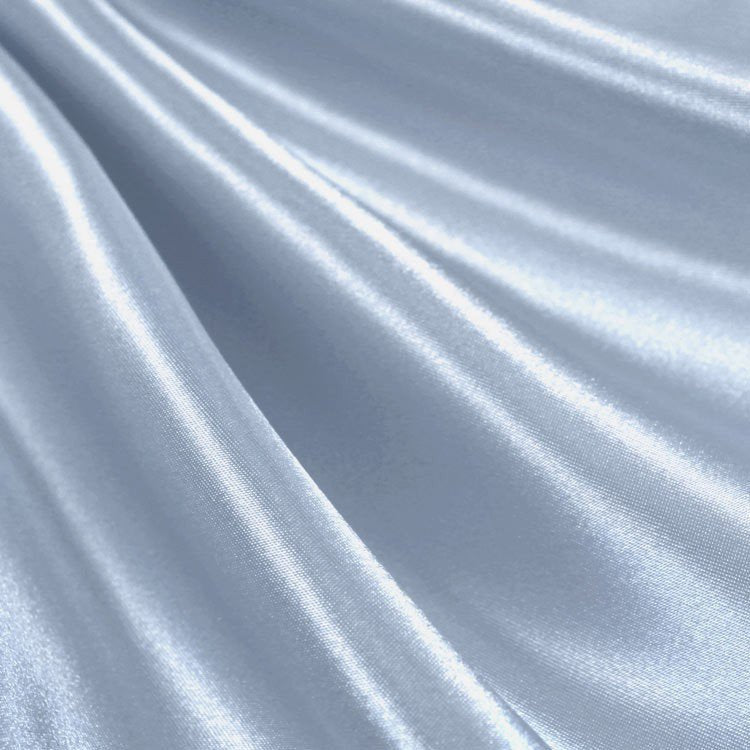 Medium Charmeuse Satin Fabric By The Roll (40 yards) Wholesale FabricSatin FabricICEFABRICICE FABRICSLight BlueBy The Roll (60" Wide)Medium Charmeuse Satin Fabric By The Roll (40 yards) Wholesale Fabric ICEFABRIC