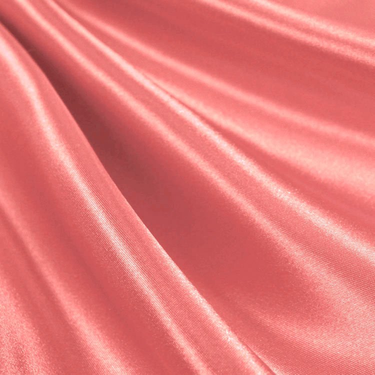 Medium Charmeuse Satin Fabric By The Roll (40 yards) Wholesale FabricSatin FabricICEFABRICICE FABRICSCoralBy The Roll (60" Wide)Medium Charmeuse Satin Fabric By The Roll (40 yards) Wholesale Fabric ICEFABRIC