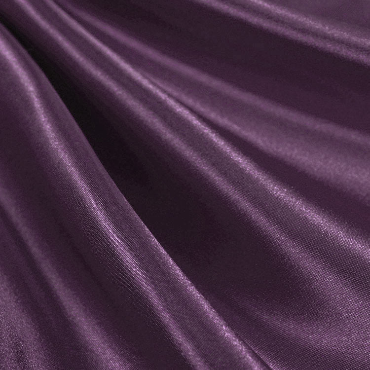 Medium Charmeuse Satin Fabric By The Roll (40 yards) Wholesale FabricSatin FabricICEFABRICICE FABRICSPlumBy The Roll (60" Wide)Medium Charmeuse Satin Fabric By The Roll (40 yards) Wholesale Fabric ICEFABRIC