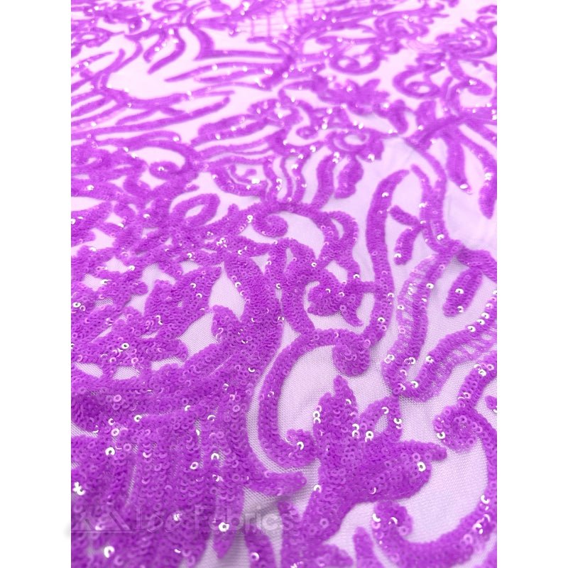 Mia Stretch Sequin Fabric By The Yard | Spandex MeshICE FABRICSICE FABRICSLilacBy The Yard (56" Wide)Lilac | Mia Stretch Sequin Fabric By The Yard | Spandex Mesh ICE FABRICS