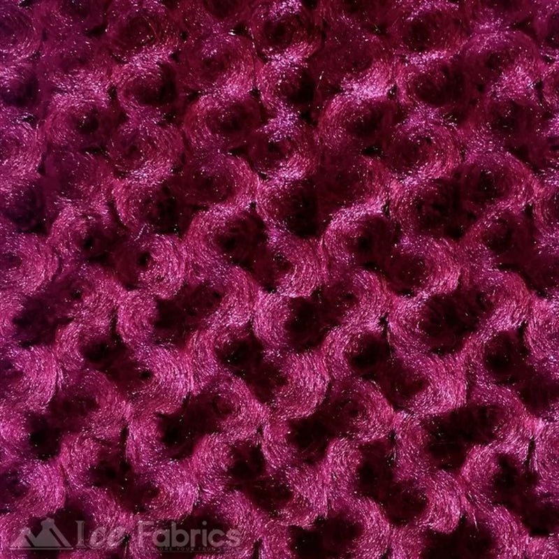 Minky Rose Rosebud Fabric Blanket FabricICE FABRICSICE FABRICSRubyMinky Rose Rosebud Fabric Blanket Fabric ICE FABRICS
