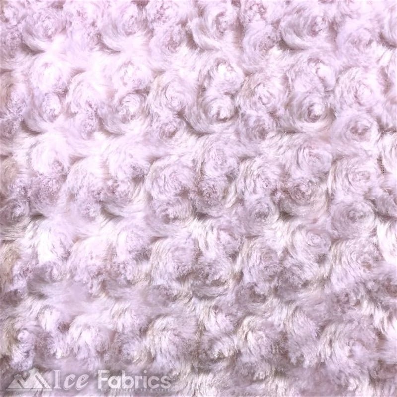 Minky Rose Rosebud Fabric Blanket FabricICE FABRICSICE FABRICSLight PinkMinky Rose Rosebud Fabric Blanket Fabric ICE FABRICS