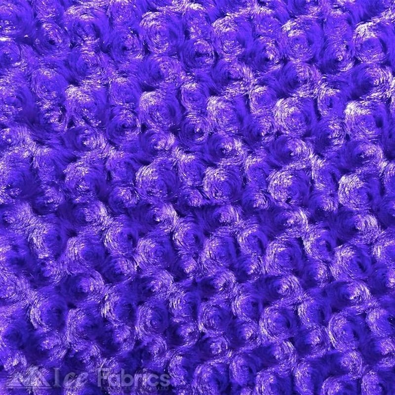 Minky Rose Rosebud Fabric Blanket FabricICE FABRICSICE FABRICSPurpleMinky Rose Rosebud Fabric Blanket Fabric ICE FABRICS