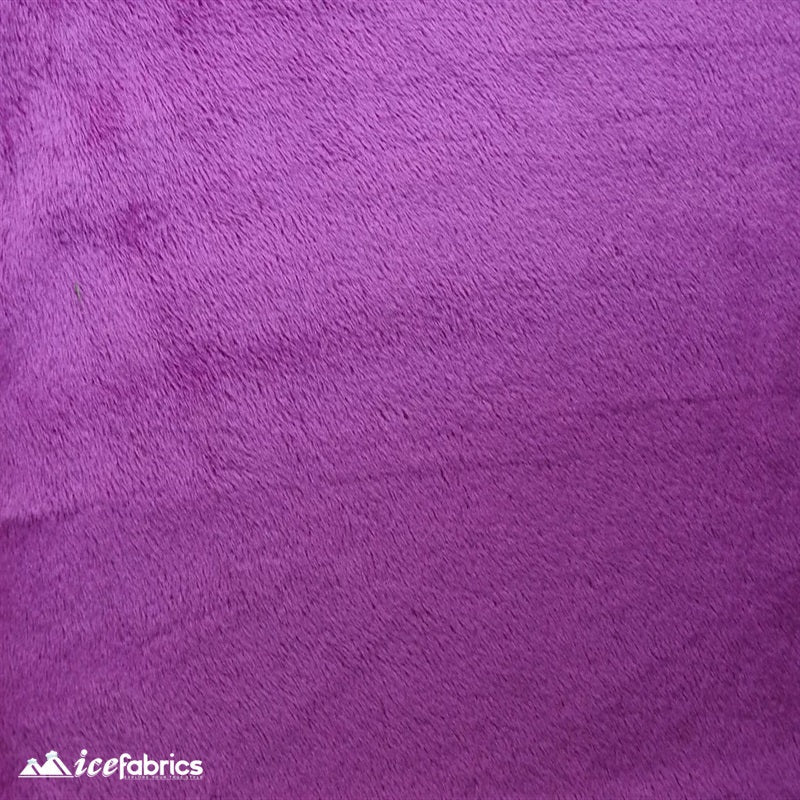 Minky Solid 3mm Pile Blanket FabricICE FABRICSICE FABRICSBy The Yard (60 inches Wide)FuchsiaMinky Solid 3mm Pile Blanket Fabric ICE FABRICS