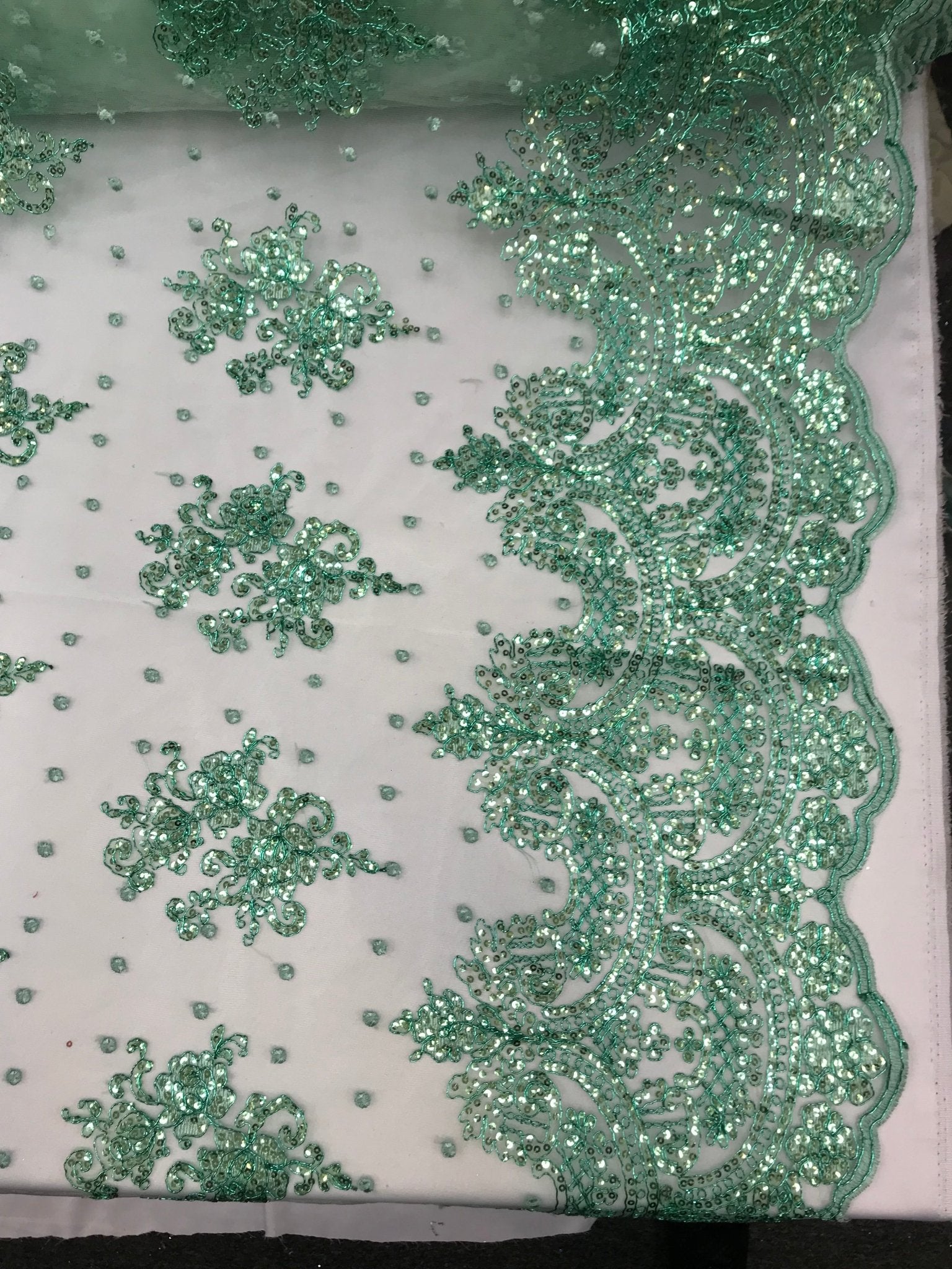 Mint Design shop prom Bridal Design transparent Fabric Mesh lace Embroidered wedding decoration night gowns tablecloths fashion dressesICE FABRICSICE FABRICSMint Design shop prom Bridal Design transparent Fabric Mesh lace Embroidered wedding decoration night gowns tablecloths fashion dresses ICE FABRICS
