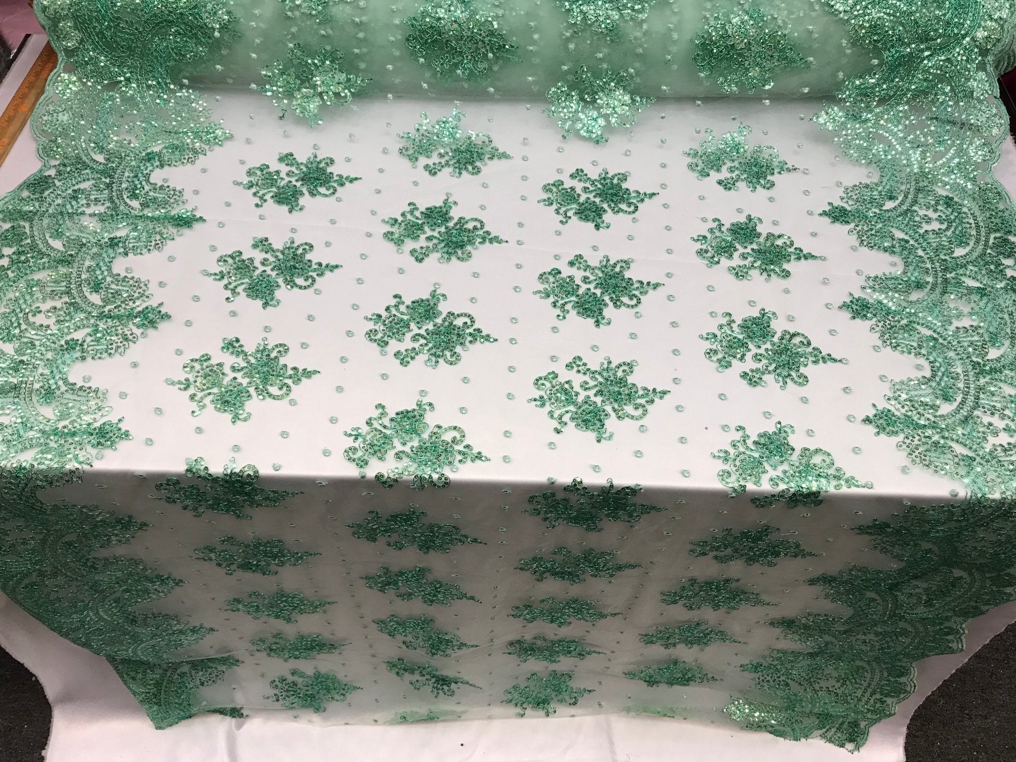 Mint Design shop prom Bridal Design transparent Fabric Mesh lace Embroidered wedding decoration night gowns tablecloths fashion dressesICE FABRICSICE FABRICSMint Design shop prom Bridal Design transparent Fabric Mesh lace Embroidered wedding decoration night gowns tablecloths fashion dresses ICE FABRICS