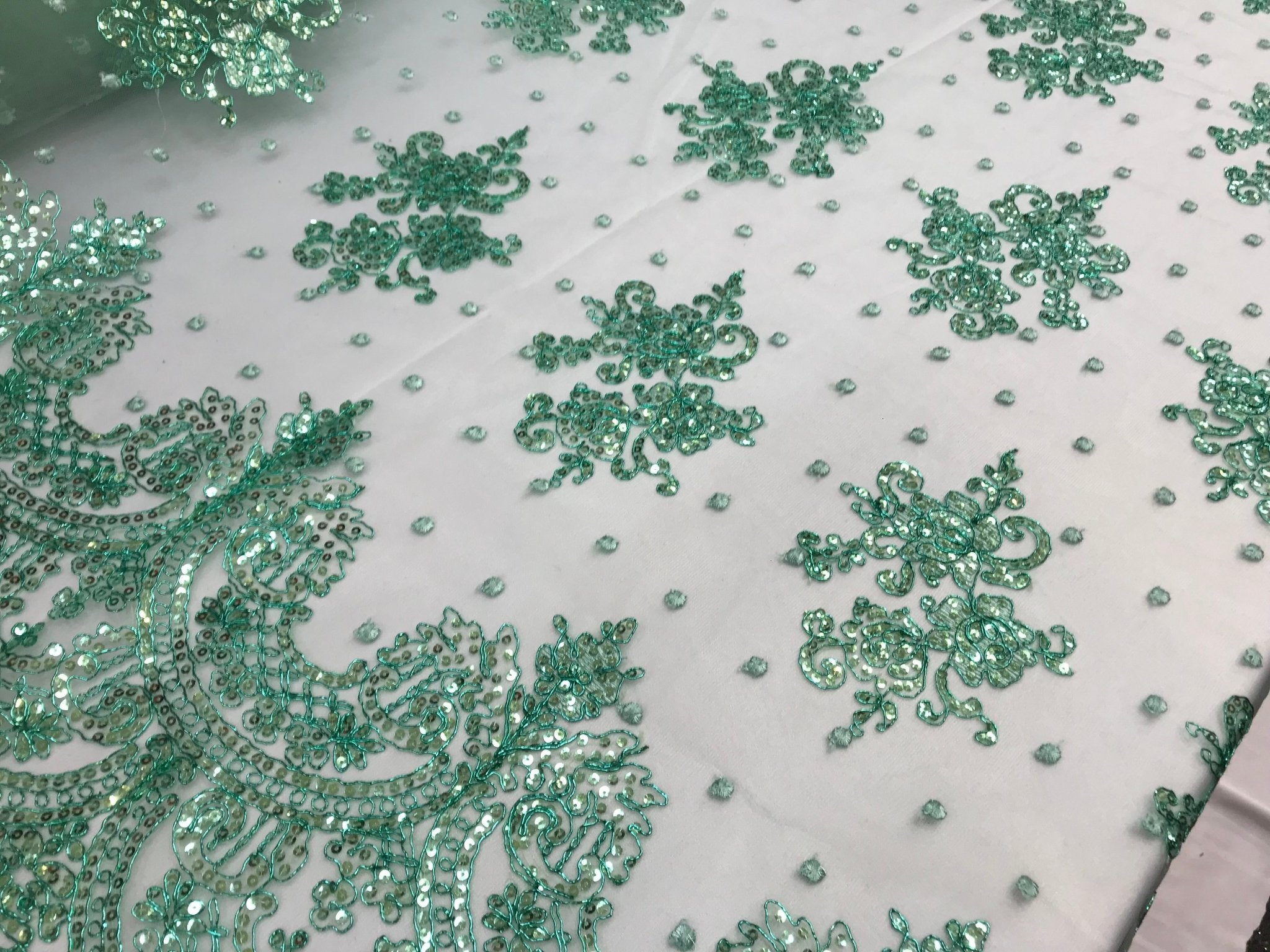 Mint Design shop prom Bridal Design transparent Fabric Mesh lace Embroidered wedding decoration night gowns tablecloths fashion dressesICE FABRICSICE FABRICSMint Design shop prom Bridal Design transparent Fabric Mesh lace Embroidered wedding decoration night gowns tablecloths fashion dresses ICE FABRICS