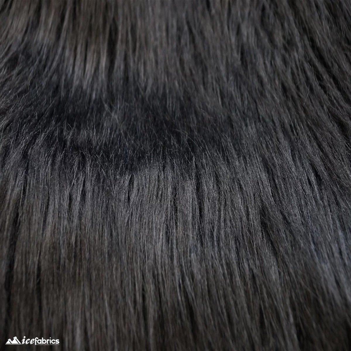 Mohair Faux Fur Fabric By The Roll (20 Yards) 4 Inch PileICE FABRICSICE FABRICSBlackBy The Roll (60" Wide)Mohair Faux Fur Fabric By The Roll (20 Yards) 4 Inch Pile ICE FABRICS