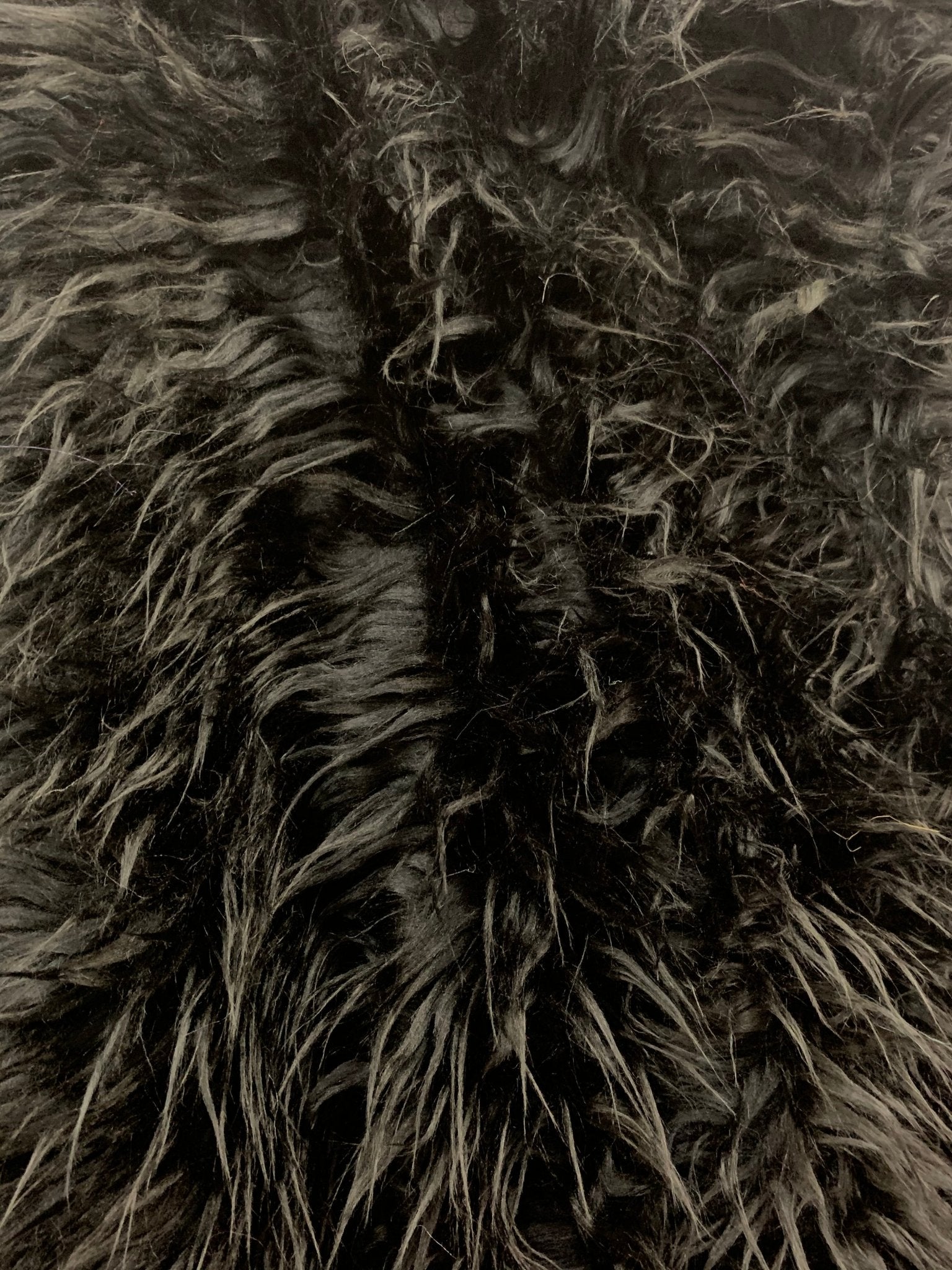 Mongolian Long Pile Fake Faux Fur Fabric Sold By The YardICEFABRICICE FABRICSBlackBy The Yard (60 inches Wide)Mongolian Long Pile Fake Faux Fur Fabric Sold By The Yard ICEFABRIC