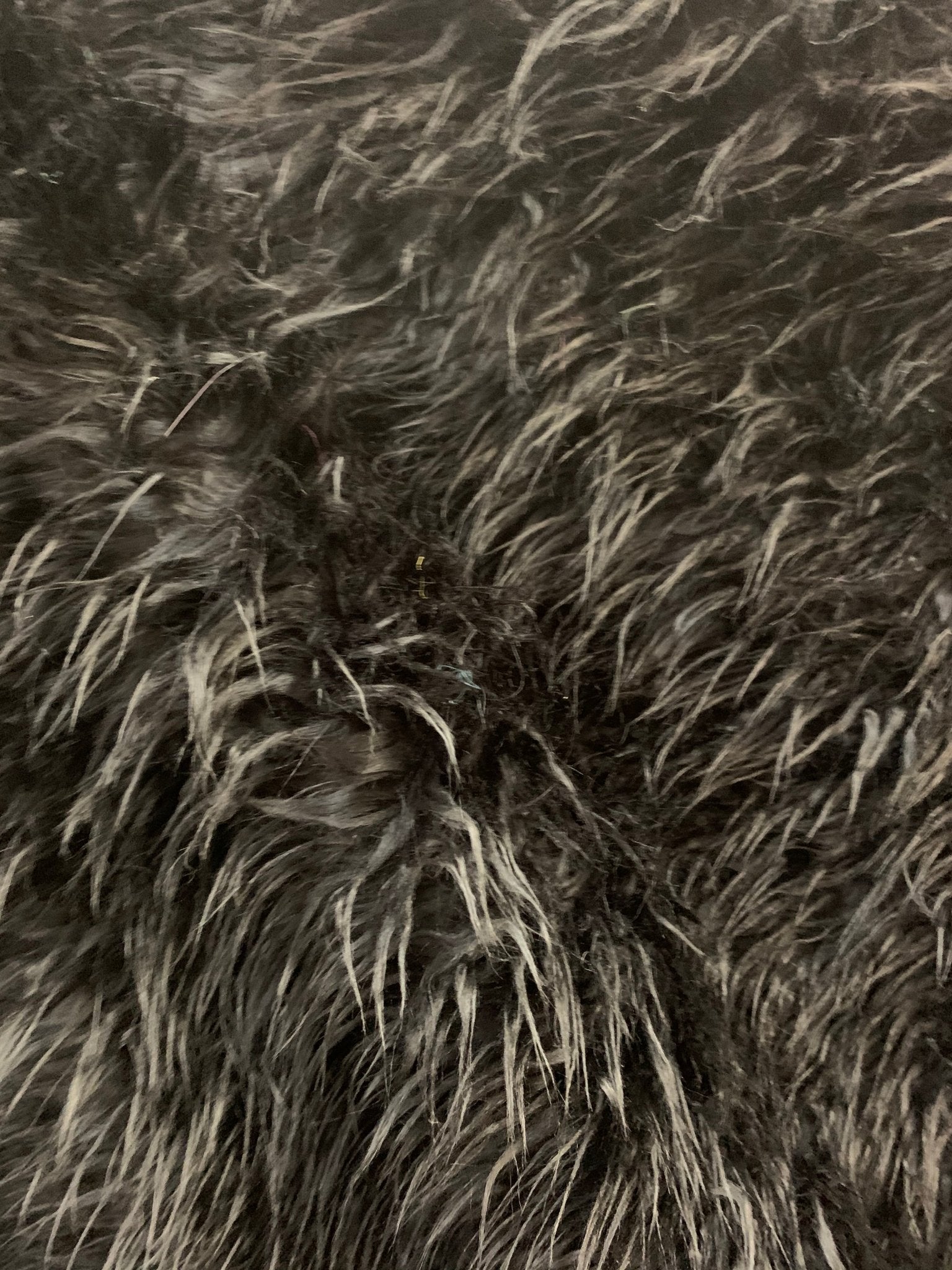 Mongolian Long Pile Fake Faux Fur Fabric Sold By The YardICEFABRICICE FABRICSBlackBy The Yard (60 inches Wide)Mongolian Long Pile Fake Faux Fur Fabric Sold By The Yard ICEFABRIC
