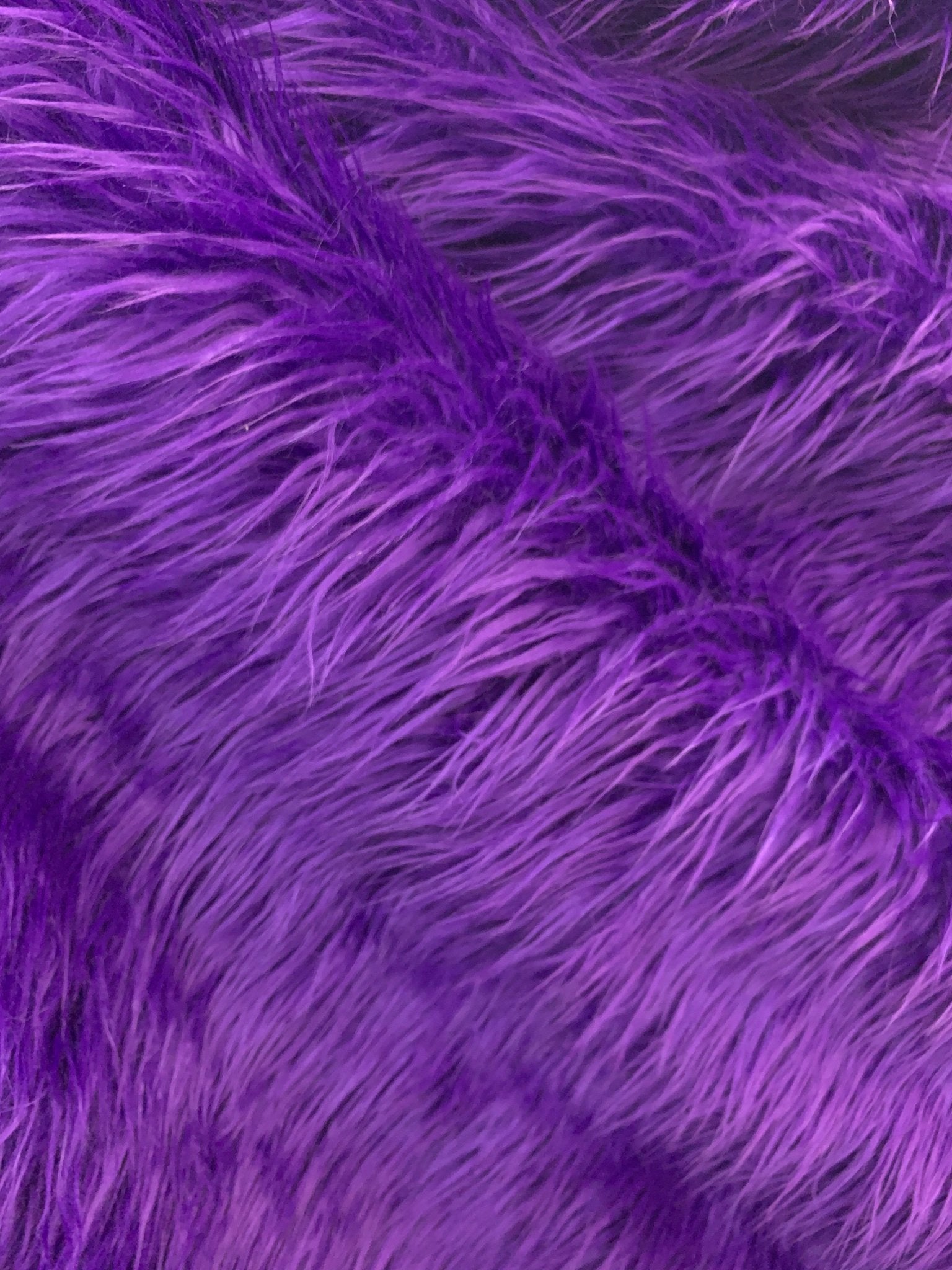 Mongolian Long Pile Fake Faux Fur Fabric Sold By The YardICEFABRICICE FABRICSPurpleBy The Yard (60 inches Wide)Mongolian Long Pile Fake Faux Fur Fabric Sold By The Yard ICEFABRIC