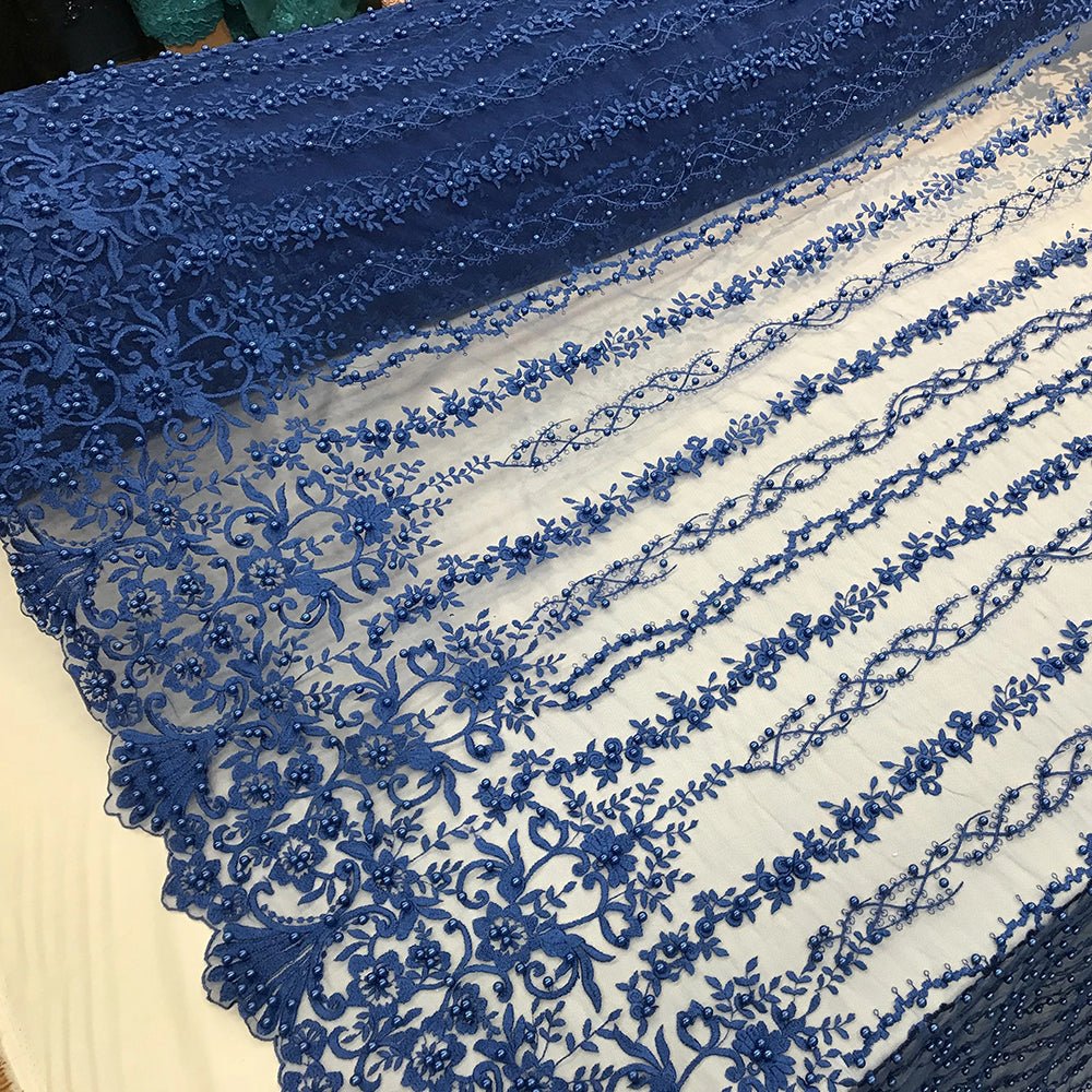 Multi Design Beaded Fabric, Lace Fabric By The YardICE FABRICSICE FABRICSGoldMulti Design Beaded Fabric, Lace Fabric By The Yard ICE FABRICS