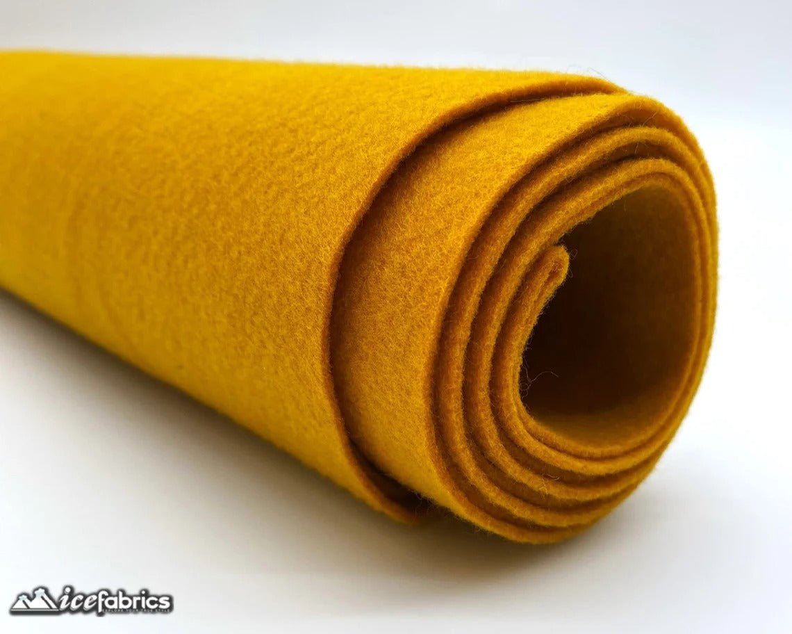 Mustard Acrylic Felt Fabric / 1.6mm Thick _ 72” WideICE FABRICSICE FABRICSBy The YardMustard Acrylic Felt Fabric / 1.6mm Thick _ 72” Wide ICE FABRICS