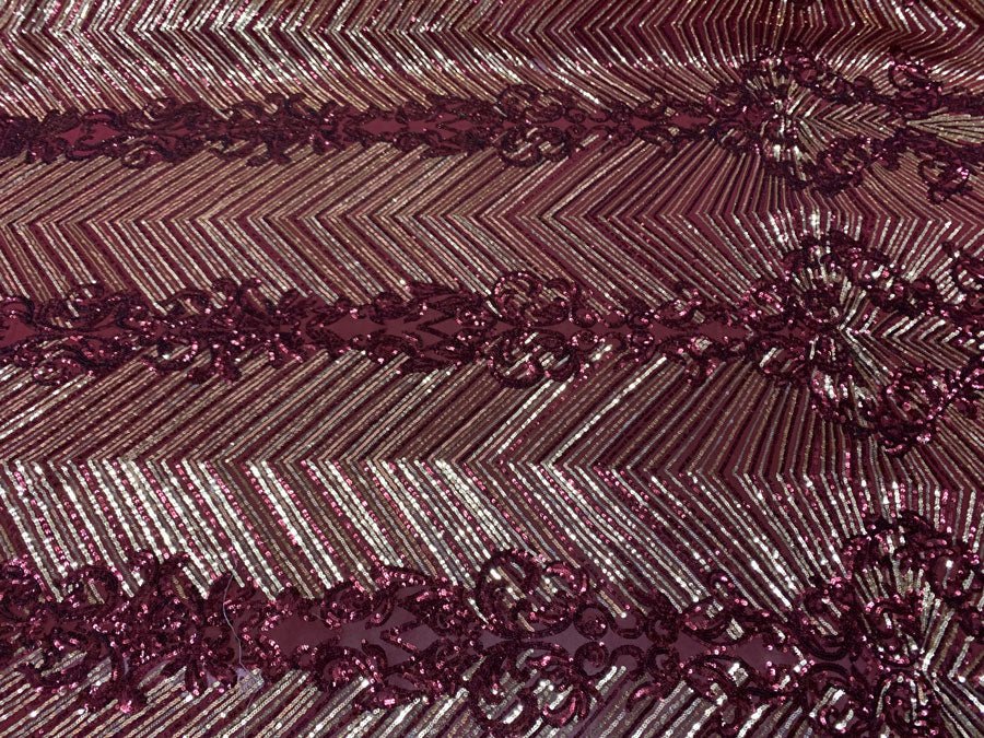 Nadia 4 Way Stretch Sequin Spandex Embroidered Fabric Sold By The YardICE FABRICSICE FABRICSNeon Yellow Gold ON Nude Mesh1 YardNadia 4 Way Stretch Sequin Spandex Embroidered Fabric Sold By The Yard ICE FABRICS