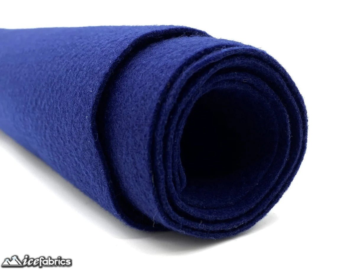 Navy Blue Acrylic Wholesale Felt Fabric 1.6mm ThickICE FABRICSICE FABRICSBy The Roll (72" Wide)Navy Blue Acrylic Wholesale Felt Fabric (20 Yards Bolt ) 1.6mm Thick ICE FABRICS