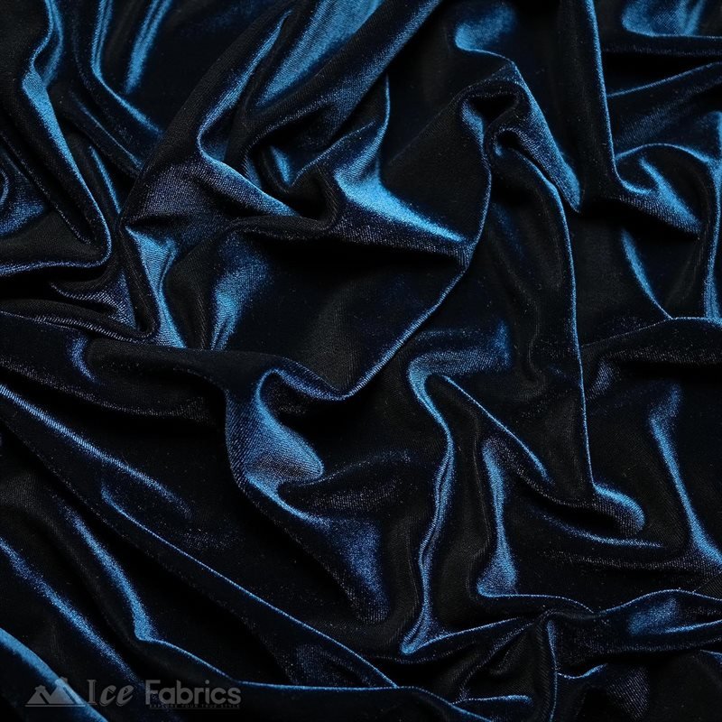 Navy Blue Wholesale Velvet Fabric Stretch | 60" WideICE FABRICSICE FABRICS20 Yards Navy BlueNavy Blue Wholesale Velvet Fabric Stretch | 60" Wide