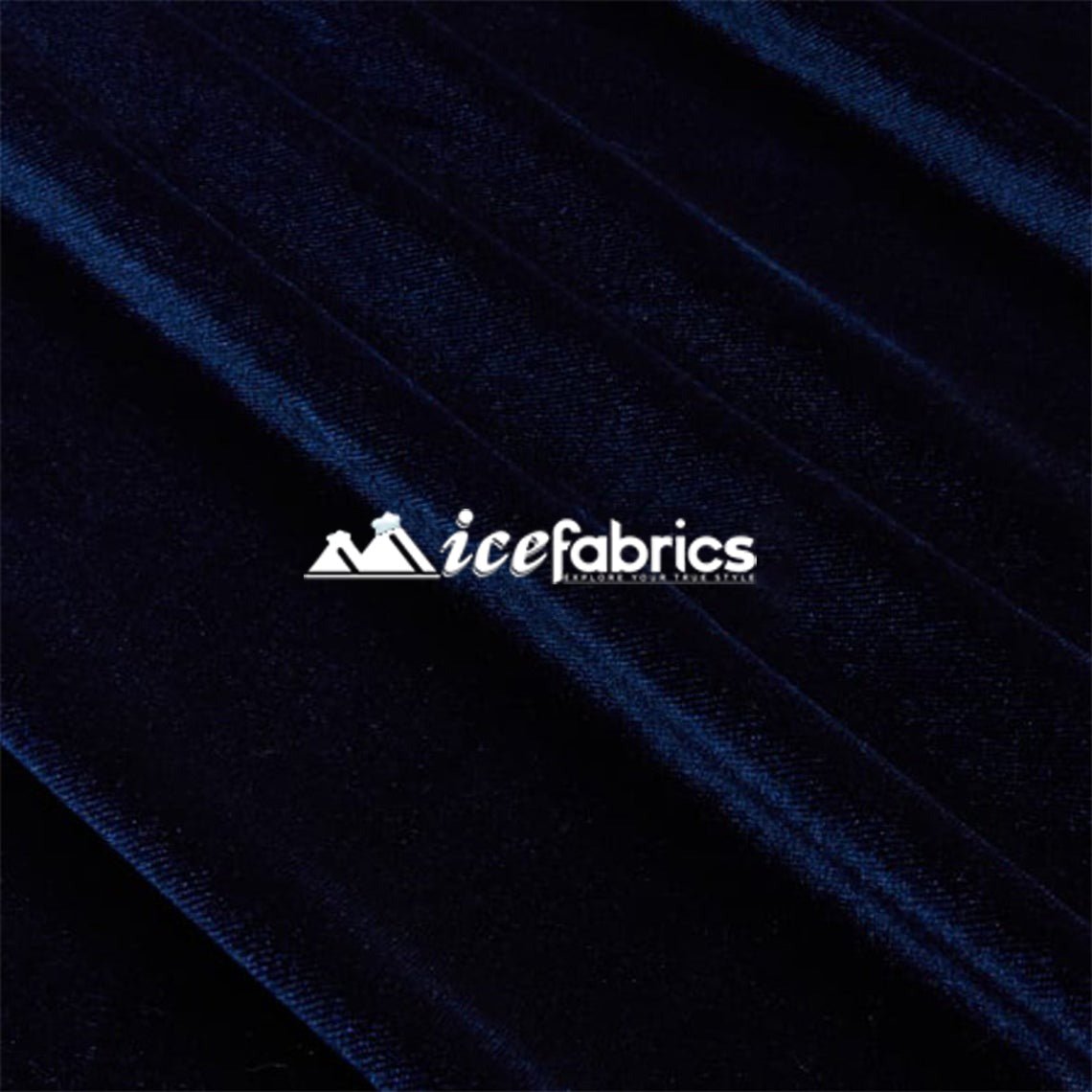 Navy Luxury Stretch Velvet Fabric _ Spandex FabricVelvet FabricICE FABRICSICE FABRICSNavy Luxury Stretch Velvet Fabric _ Spandex Fabric ICE FABRICS