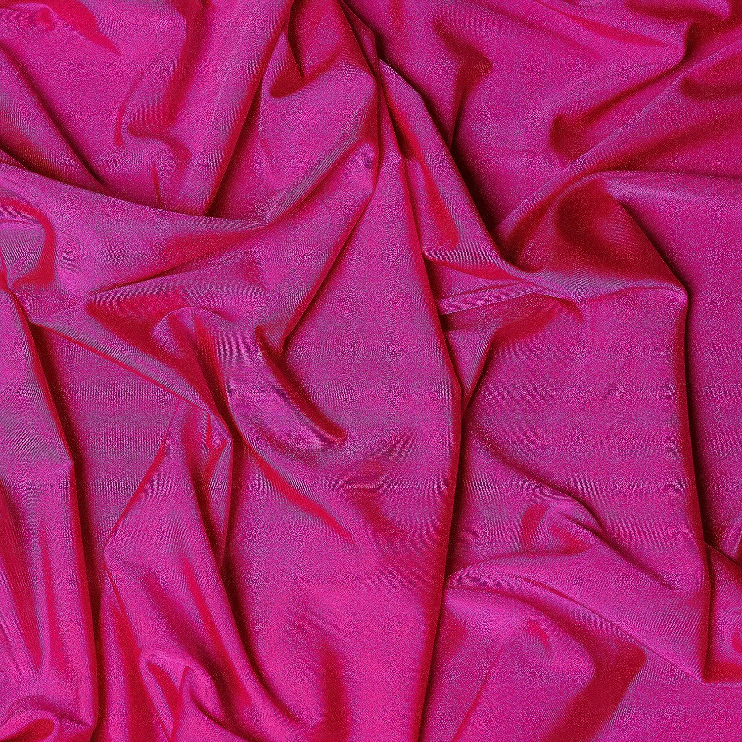 Neon Fuchsia Luxury Nylon Spandex Fabric By The YardICE FABRICSICE FABRICSBy The Yard (58" Width)Neon Fuchsia Luxury Nylon Spandex Fabric By The Yard ICE FABRICS