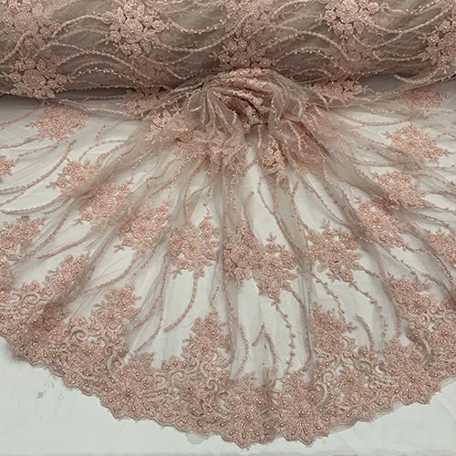 New Paris Heavy Fashion Embroidery Flowers Beaded Prom Mesh Lace FabricICEFABRICICE FABRICSYellowNew Paris Heavy Fashion Embroidery Flowers Beaded Prom Mesh Lace Fabric ICEFABRIC